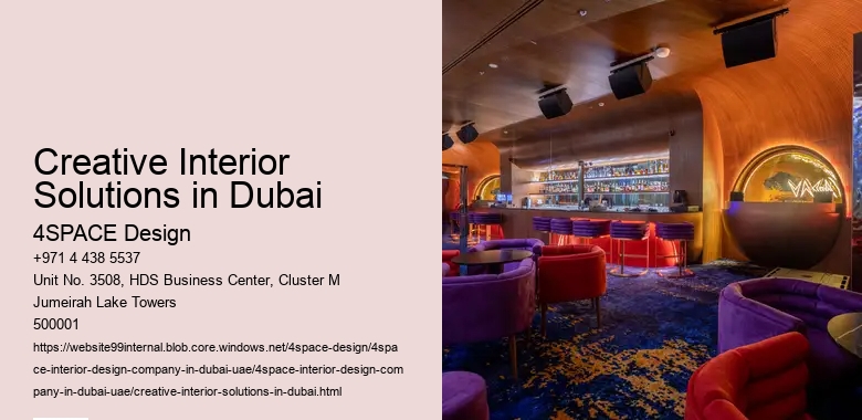 Creative Interior Solutions in Dubai