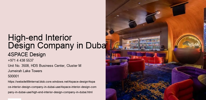 High-end Interior Design Company in Dubai