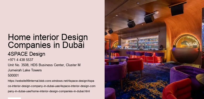 Home interior Design Companies in Dubai