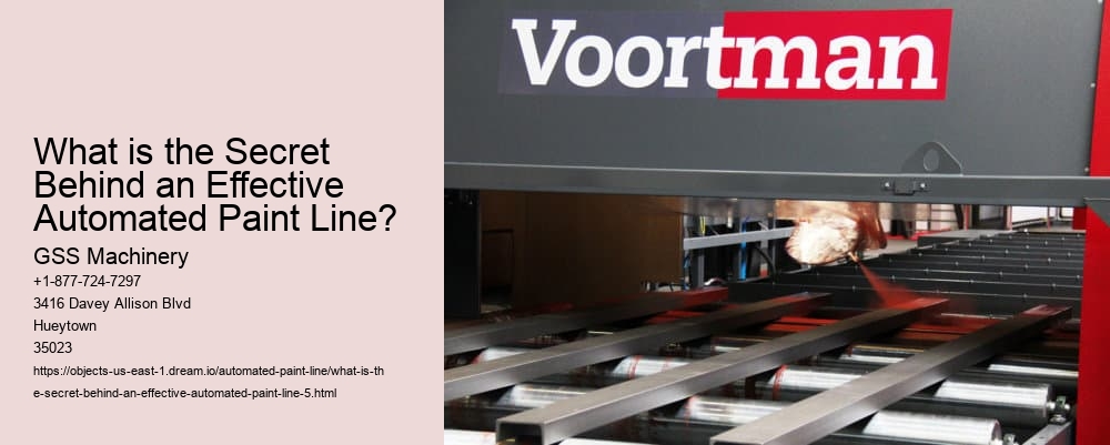 What is the Secret Behind an Effective Automated Paint Line?