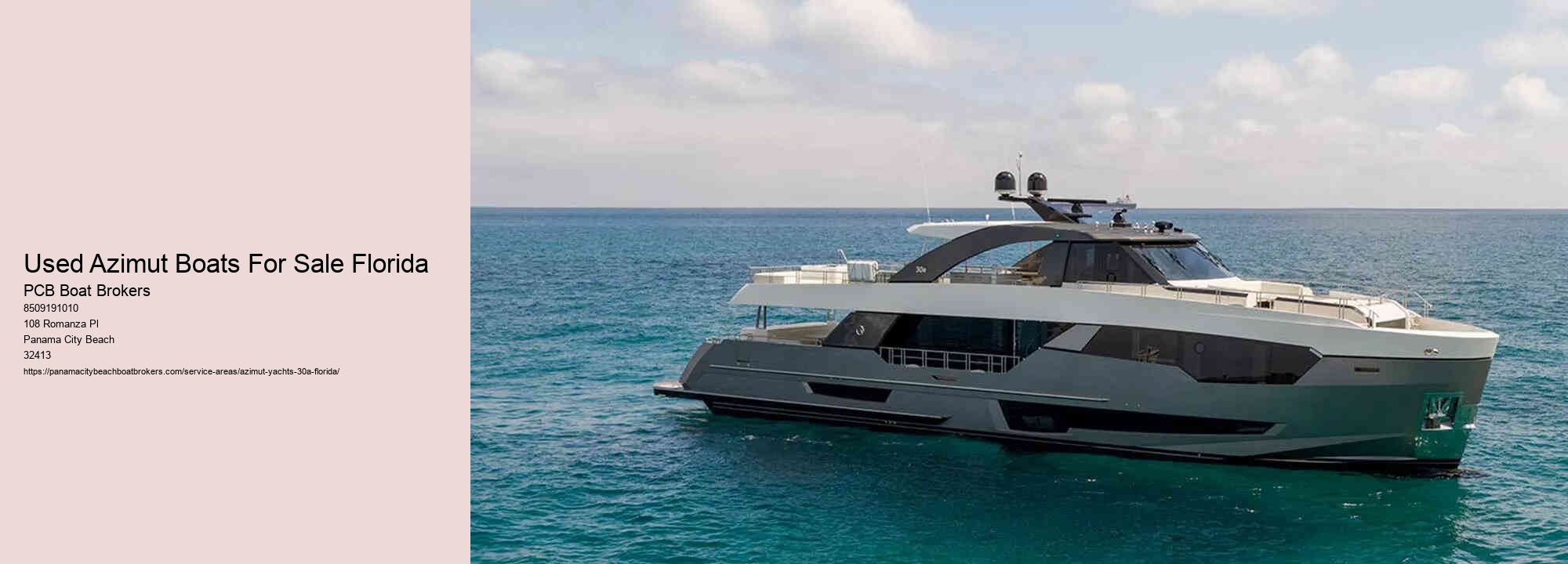 Used Azimut Boats For Sale Florida