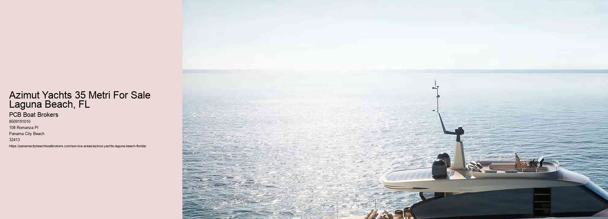 Azimut Yachts 35 Metri For Sale Laguna Beach, FL