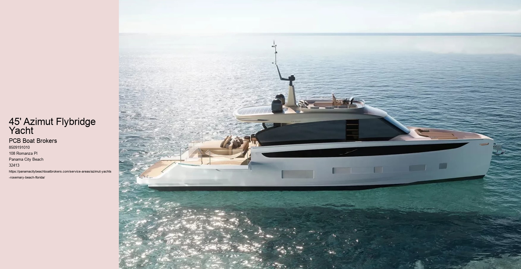 45' Azimut Flybridge Yacht