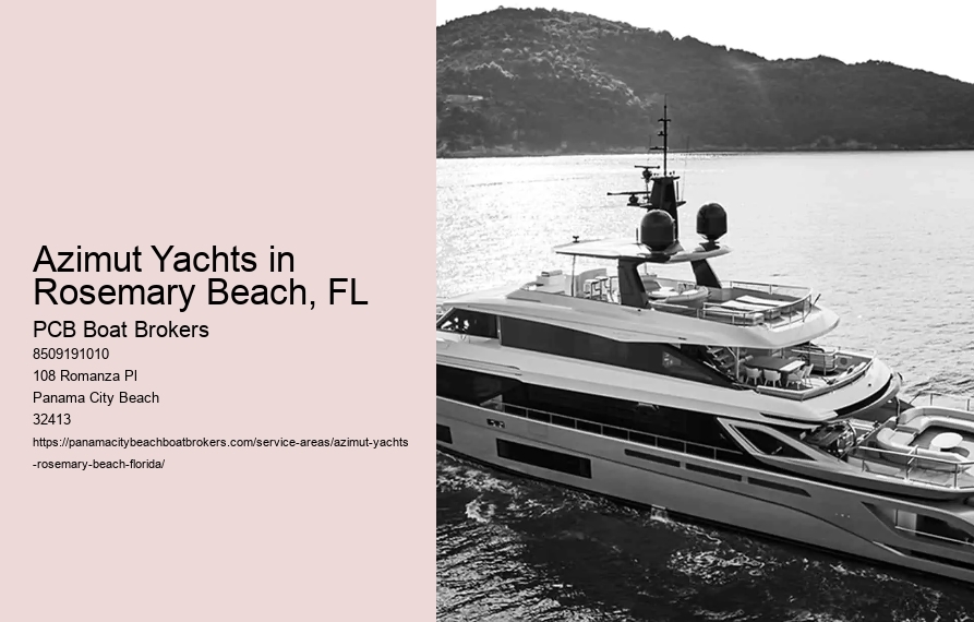 Azimut Yachts in Rosemary Beach, FL