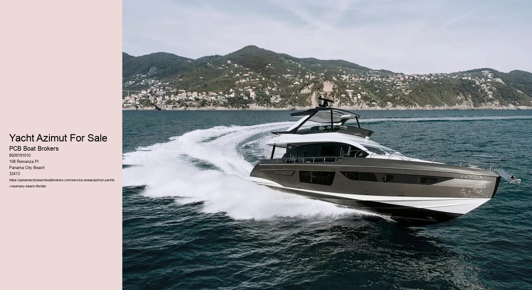Yacht Azimut For Sale
