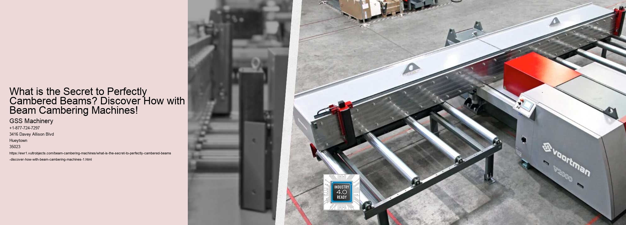 What is the Secret to Perfectly Cambered Beams? Discover How with Beam Cambering Machines!