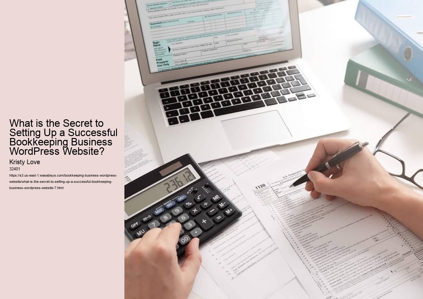 What is the Secret to Setting Up a Successful Bookkeeping Business WordPress Website?