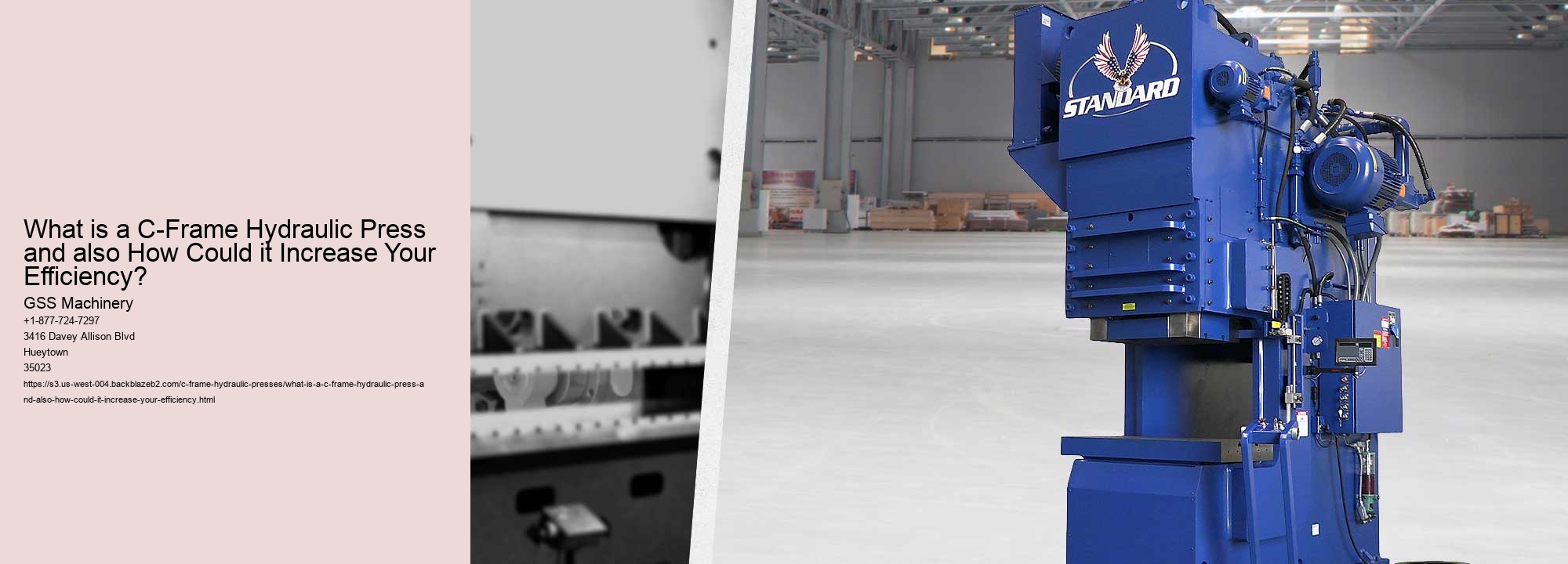 What is a C-Frame Hydraulic Press and also How Could it Increase Your Efficiency?