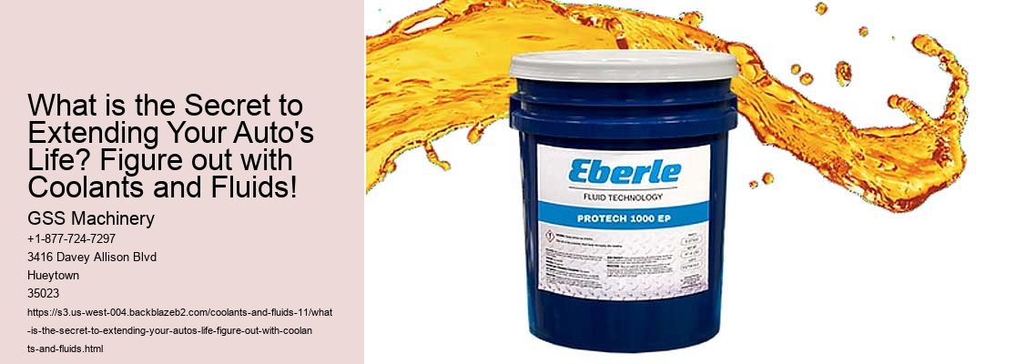 What is the Secret to Extending Your Auto's Life? Figure out with Coolants and Fluids!