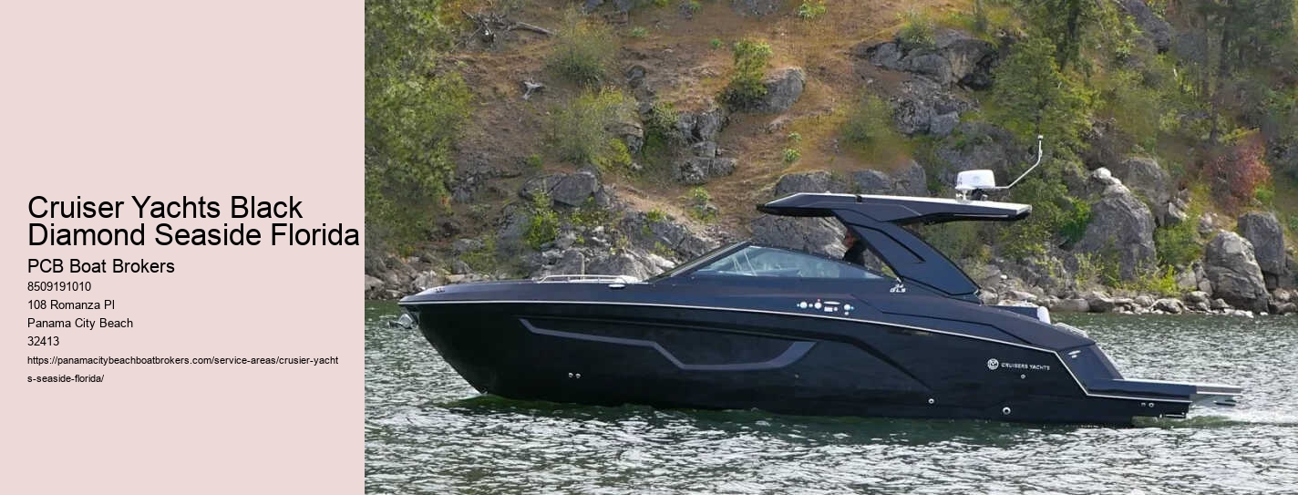 Cruiser Yachts Black Diamond Seaside Florida