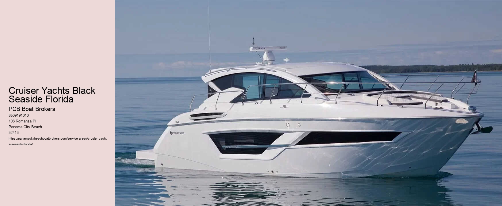 Cruiser Yachts Black Seaside Florida