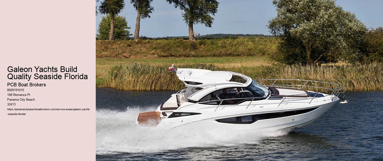 Galeon Yachts Build Quality Seaside Florida