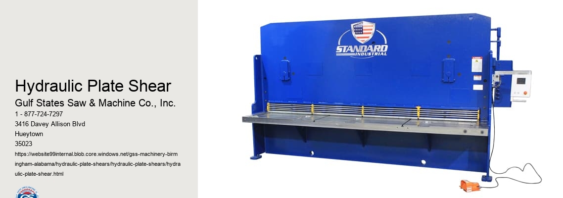 Hydraulic Plate Shear