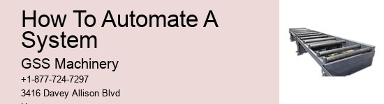 How To Automate A System