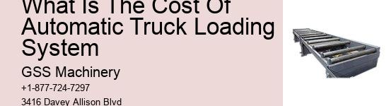 What Is The Cost Of Automatic Truck Loading System