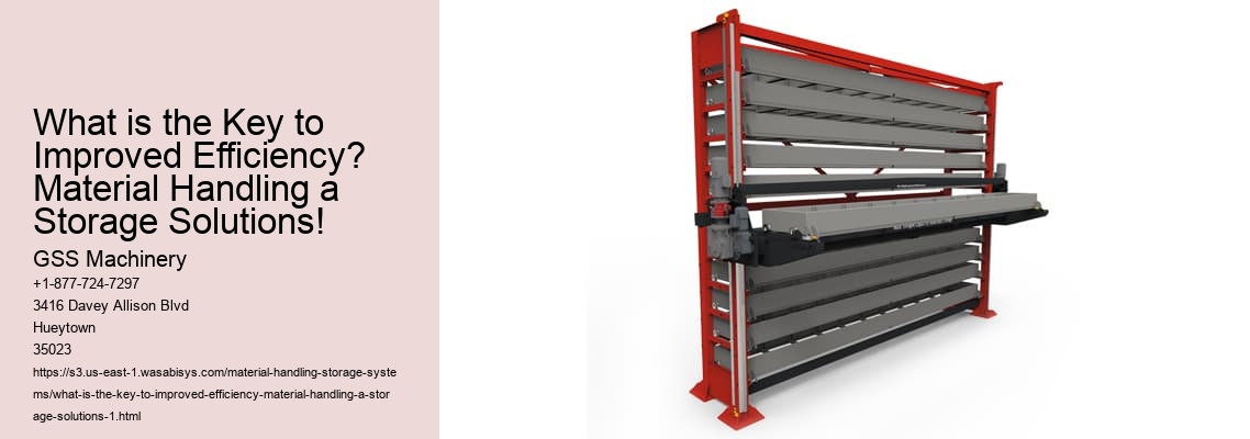 What is the Key to Improved Efficiency? Material Handling a Storage Solutions!