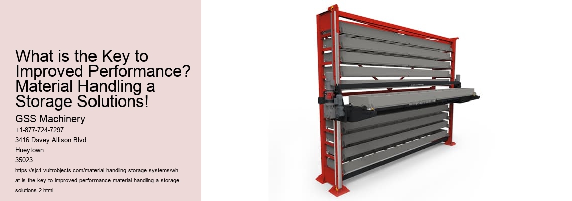 What is the Key to Improved Performance? Material Handling a Storage Solutions!