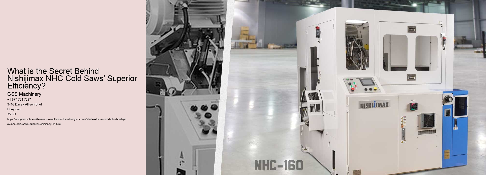 What is the Secret Behind Nishijimax NHC Cold Saws' Superior Efficiency?