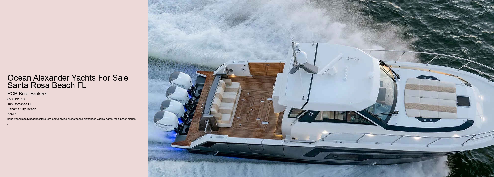 Ocean Alexander Yachts For Sale Santa Rosa Beach FL