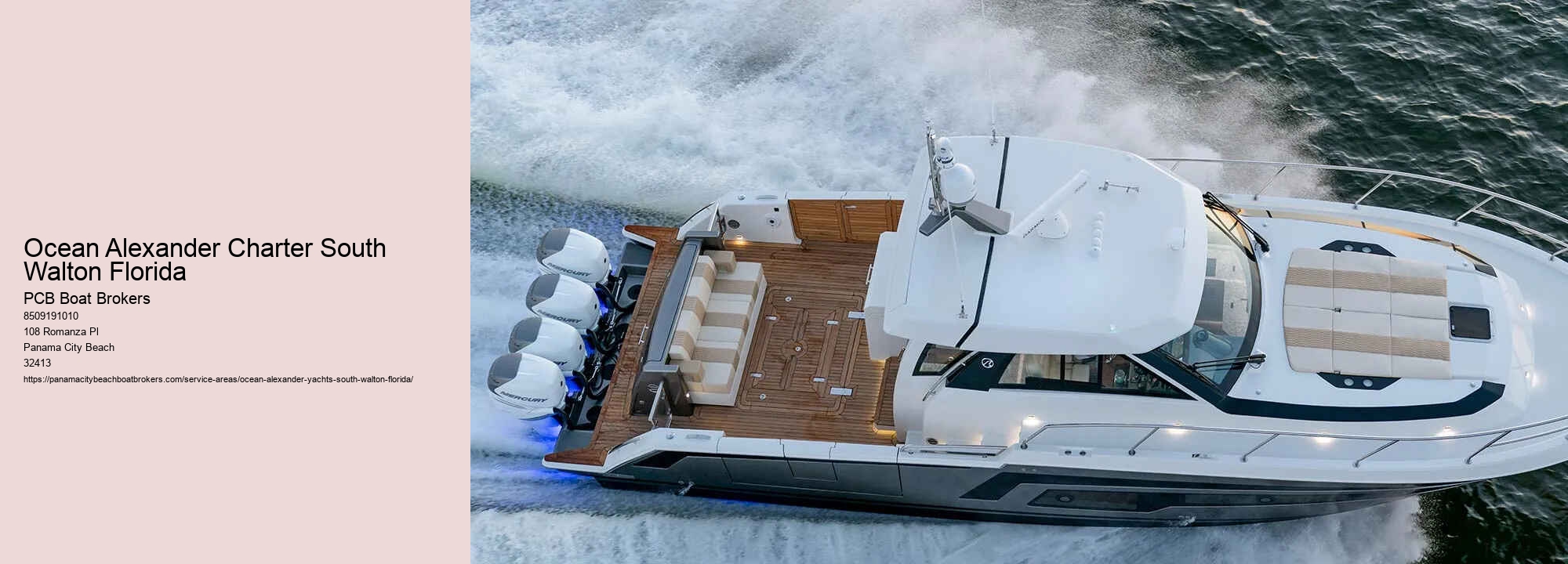 Ocean Alexander Charter South Walton Florida