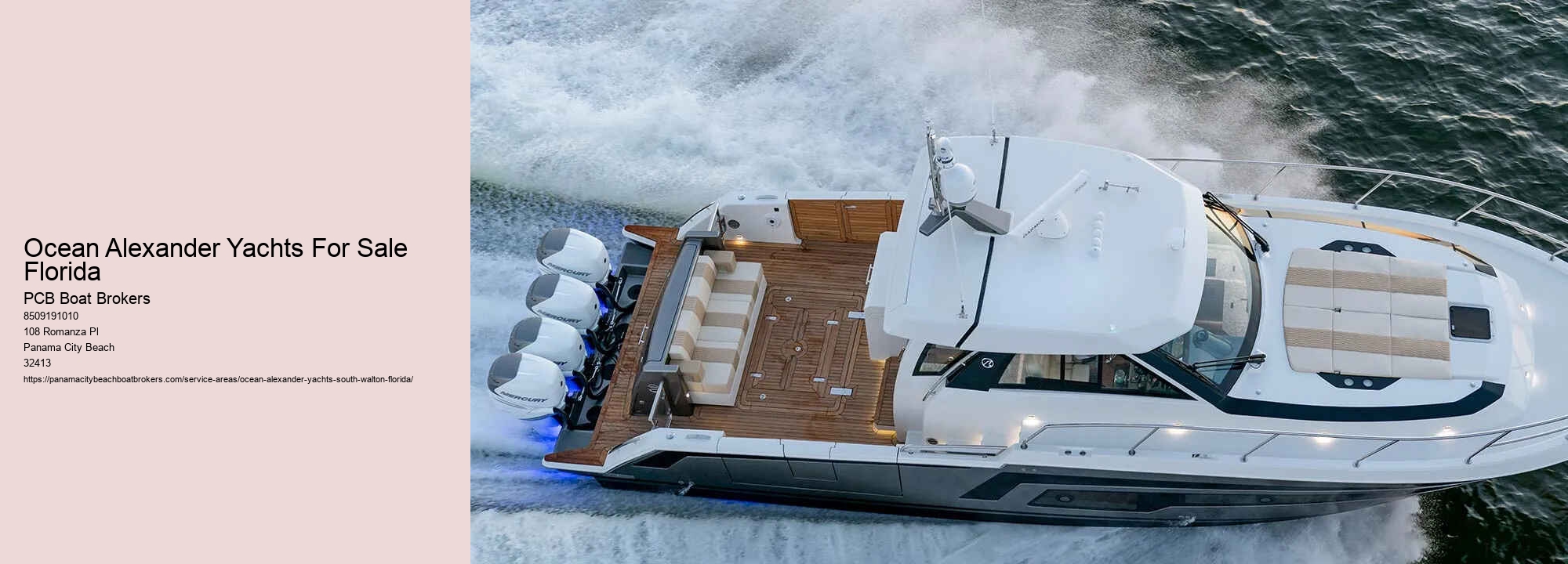 Ocean Alexander Yachts For Sale Florida