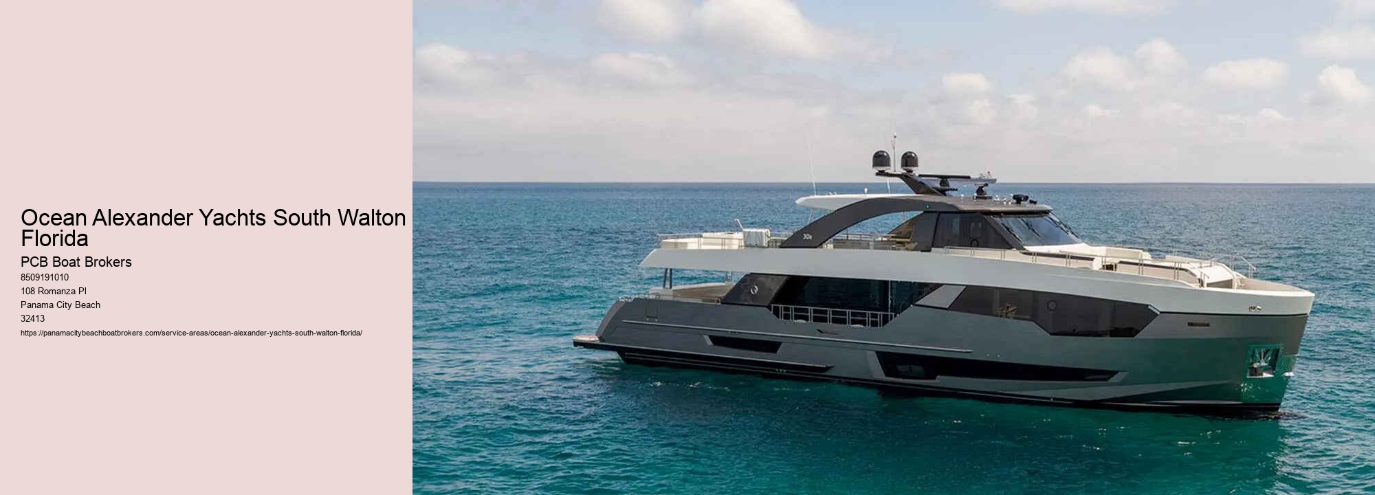 Ocean Alexander Yachts South Walton Florida