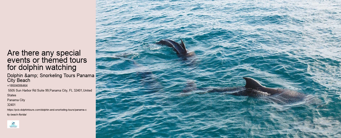 Are Panama City Beach dolphin tours educational