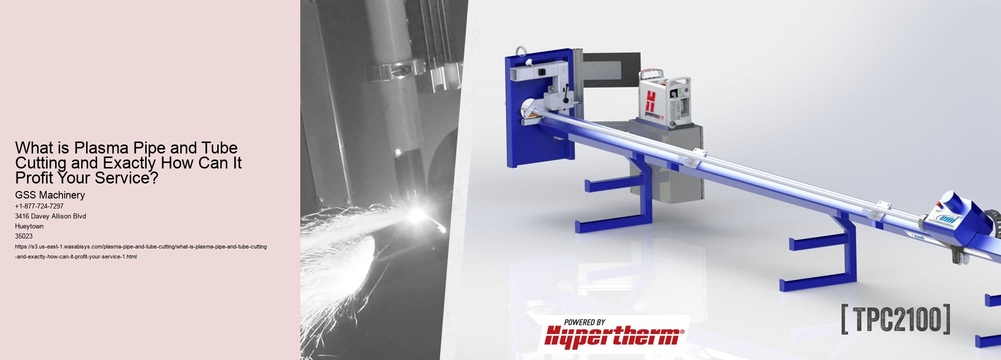 What is Plasma Pipe and Tube Cutting and Exactly How Can It Profit Your Service?