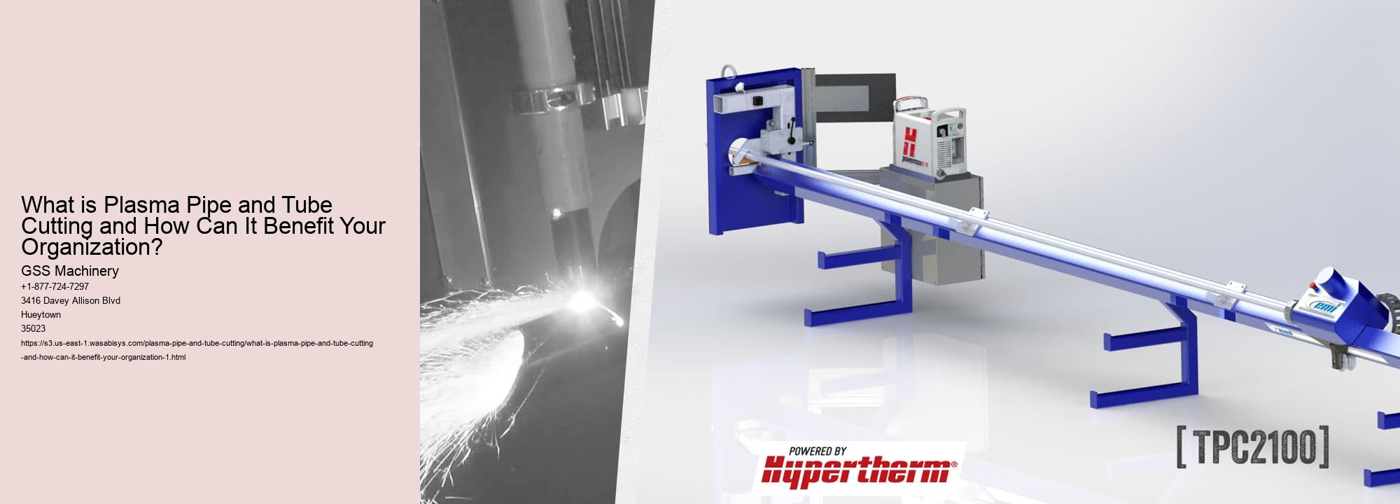 What is Plasma Pipe and Tube Cutting and How Can It Benefit Your Organization?