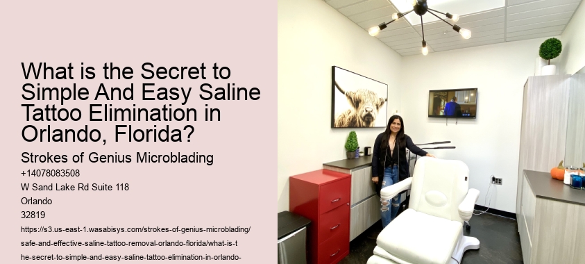 What is the Secret to Simple And Easy Saline Tattoo Elimination in Orlando, Florida?